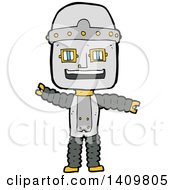 Poster, Art Print Of Cartoon Robot