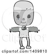 Poster, Art Print Of Cartoon Robot