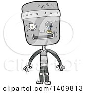 Poster, Art Print Of Cartoon Robot