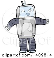 Poster, Art Print Of Cartoon Robot