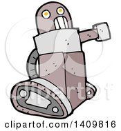 Poster, Art Print Of Cartoon Robot