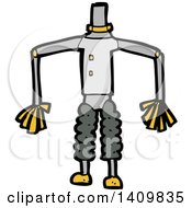 Cartoon Headless Robot Body