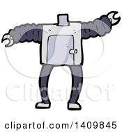 Poster, Art Print Of Cartoon Headless Robot Body