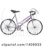 Poster, Art Print Of Purple 10 Speed Bicycle