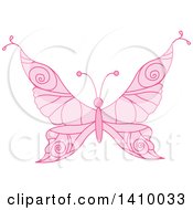 Poster, Art Print Of Pink Princess Butterfly