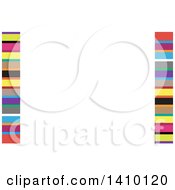 Poster, Art Print Of Colorful Stripe Background Or Business Card Design