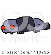Clipart Of A Cartoon Caterpillar Royalty Free Vector Illustration