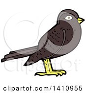 Poster, Art Print Of Cartoon Brown Bird