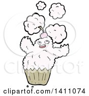 Poster, Art Print Of Cartoon Alien Cupcake