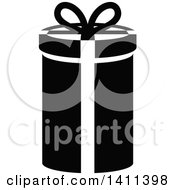 Poster, Art Print Of Black And White Gift Icon