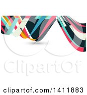 Poster, Art Print Of Background Or Business Card Design With Colorful Waves