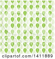 Poster, Art Print Of Green Leaf Pattern Background