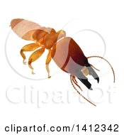 Poster, Art Print Of 3d Termite Soldier From The Front