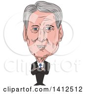 Sketched Caricature Of Philip Anthony Hammond Pc Mp British Conservative Politician And Chancellor Of The Exchequer