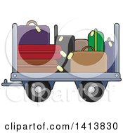 Poster, Art Print Of Airport Luggage Cart