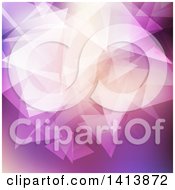 Poster, Art Print Of Purple And Pink Geometric Background