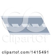 Clipart Of A Gray Road Way Royalty Free Vector Illustration