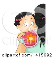 Poster, Art Print Of Baby Girl Being Burped By Mom
