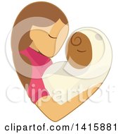 Poster, Art Print Of Charity Heart Of A Woman Fostering Or Adopting A Baby
