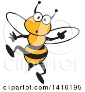 Poster, Art Print Of Cartoon Surprised Bee