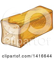 Sketched Loaf Of Bread