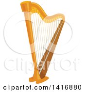 Poster, Art Print Of Harp