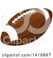 Poster, Art Print Of Brown American Football