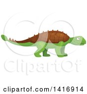 Green Ankylosaurus Dinosaur