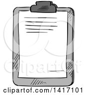 Poster, Art Print Of Sketched Clipboard
