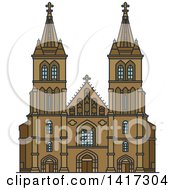Poster, Art Print Of Czech Landmark Cathedral Of Saints Peter And Paul