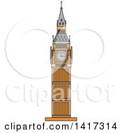Poster, Art Print Of Great Britain Landmark Big Ben