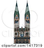 Poster, Art Print Of German Landmark St Peter Cathedral