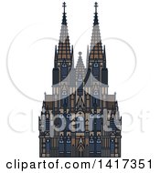 Poster, Art Print Of German Landmark Cologne Cathedral