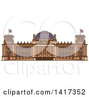 Poster, Art Print Of German Landmark Reichstag