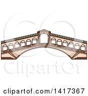 Poster, Art Print Of Italian Landmark Rialto Bridge