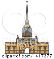 Poster, Art Print Of Russian Landmark Admiralty