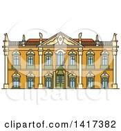 Poster, Art Print Of Portuguese Landmark Palace Of Queluz