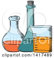 Poster, Art Print Of Science Lab Containers