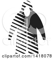 Poster, Art Print Of Black And White Raincoat