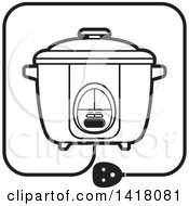 Poster, Art Print Of Lineart Rice Cooker