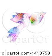 Poster, Art Print Of Dove Made Of Colorful Hands