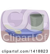 Poster, Art Print Of Spoon On A Plate By A Cup