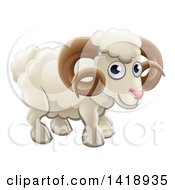 Cartoon Happy Cute Ram