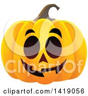 Poster, Art Print Of Carved Halloween Jackolantern Pumpkin