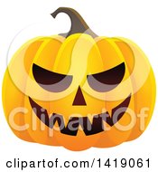 Poster, Art Print Of Carved Halloween Jackolantern Pumpkin