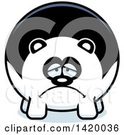 Poster, Art Print Of Cartoon Depressed Chubby Panda