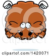Clipart Of A Cartoon Chubby Woolly Mammoth Royalty Free Vector Illustration