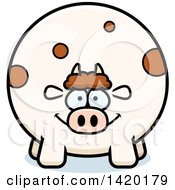 Poster, Art Print Of Cartoon Chubby Cow