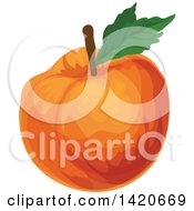 Poster, Art Print Of Peach Apricot Or Nectarine