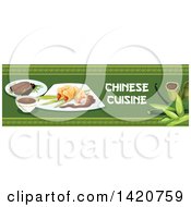 Poster, Art Print Of Chinese Food Menu Header Or Border